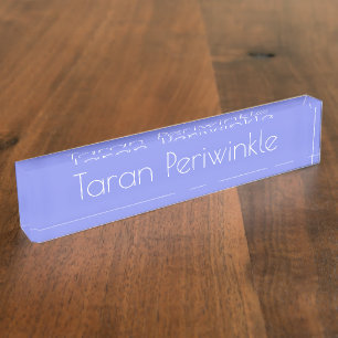 HAMbyWG - Plaque de bureau - Pervenche
