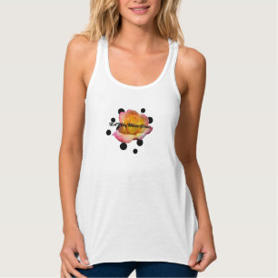HAMbyWG - Racerback-Racerback-Tank oben w /Rose Tank Top