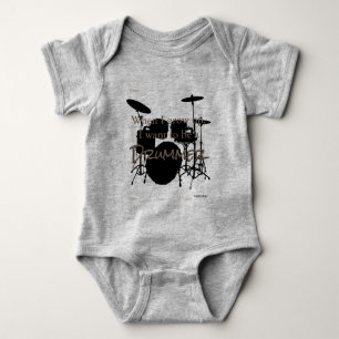 HAMbyWG - Romper, T-Shirt, Druckknopf-T-Shirt - Tr Baby Strampler