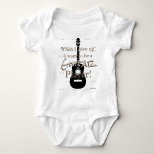 HAMbyWG - Romper, T - Shirt, Snap T - Gitarrenthem Baby Strampler