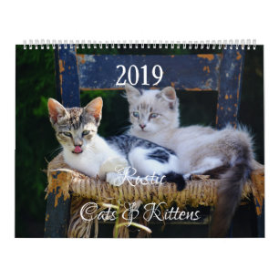 HAMbyWG - Rustikale Katzen & Kätzchen Kalender