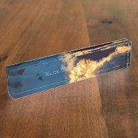 HAMbyWG Schreibtisch Name Plate - Parachuting