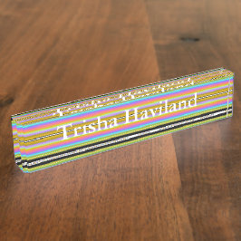 HAMbyWG Schreibtisch Name Plate - Roaring 20's Namensplakette