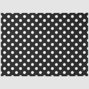 HAMbyWG Schwarz mit beliebigen Farbe Polka-Punkte Seidenpapier