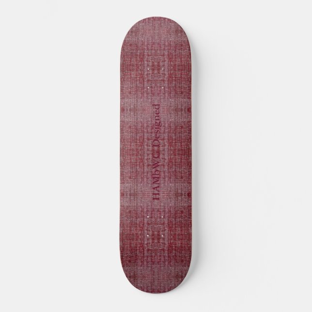 HAMbyWG - Skateboard - Rouge détendu (Recto)