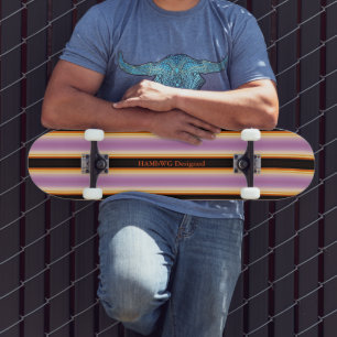 HAMbyWG - Skateboard - Violet Orange Noir