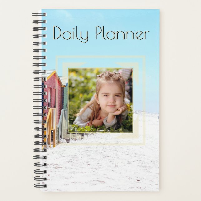 HAMbyWG - Small Daily Plananner - Beach Huts Planer (Vorderseite)