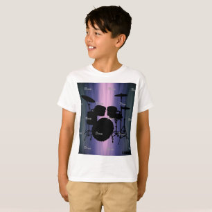 HAMbyWG - T Shirt - Blau - Trommeln