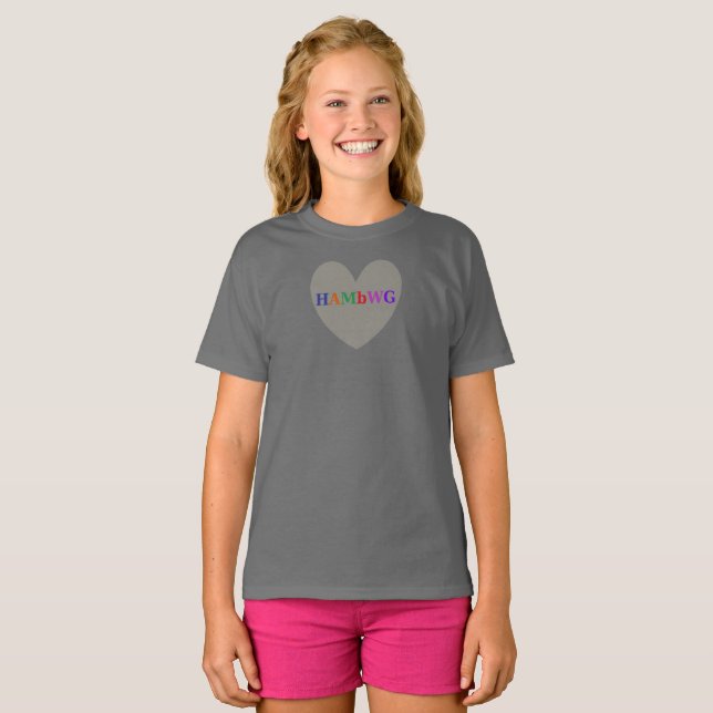 HAMbyWG - T - Shirt - Herz-u-Logo - Grau (Vorne ganz)