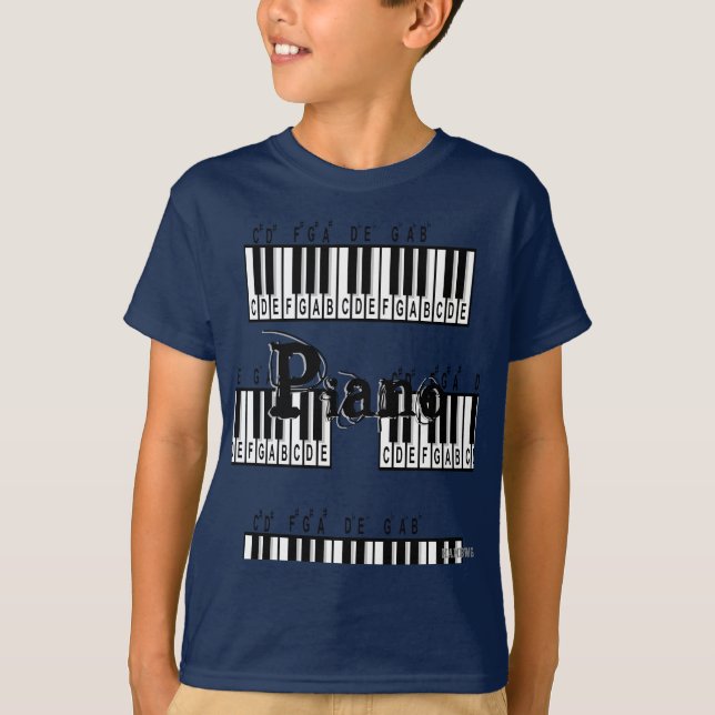 HAMbyWG - T - Shirt - Piano (Vorderseite)