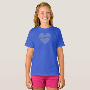 HAMbyWG - T-Shirts - Herz mit Logo - Blau