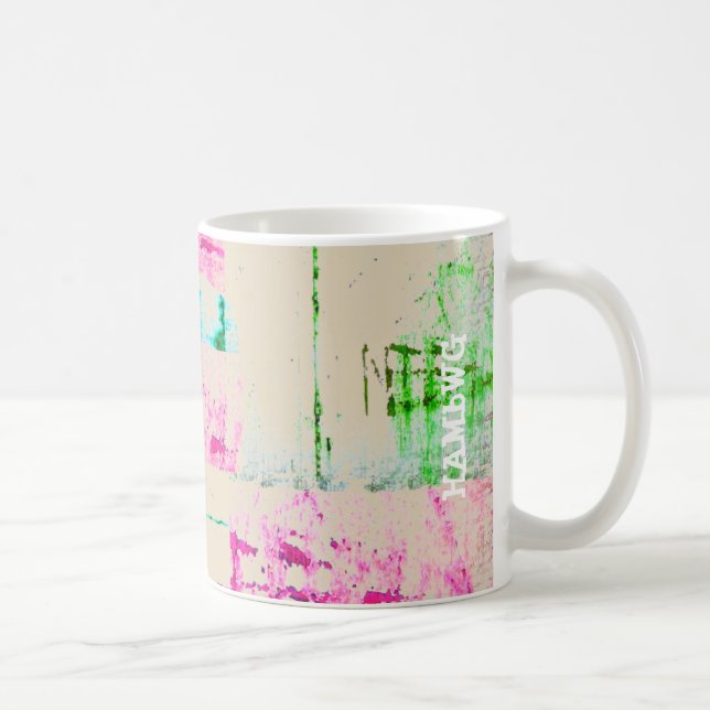 HAMbyWG - Tasse des Kaffees - farbenfroh gestört (Rechts)