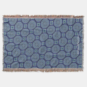 HAMbyWG - Throw Blanket - Blue Mandalases Decke