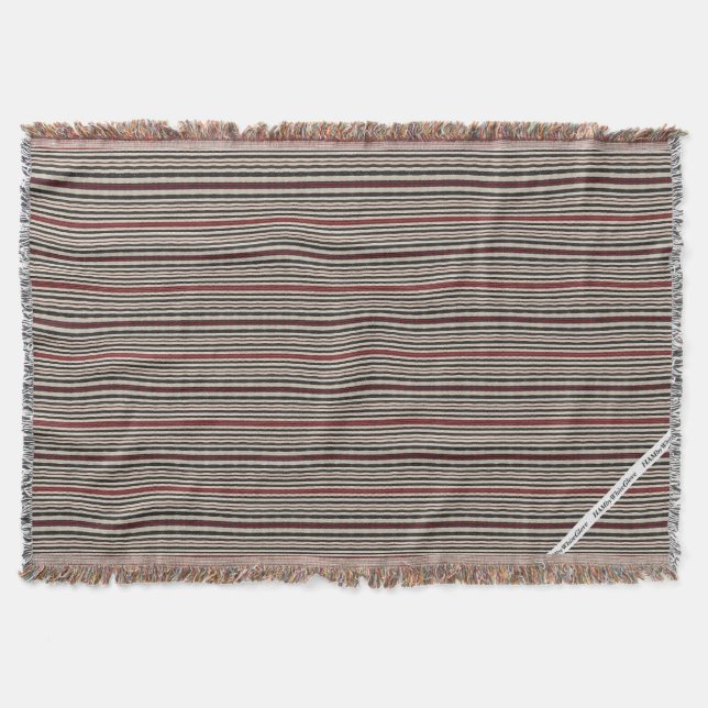 HAMbyWG - Throw Blanket Indian Style Muster Decke (Vorderseite)