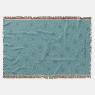 HAMbyWG - Throw Blanket - Türkis Mandala Decke