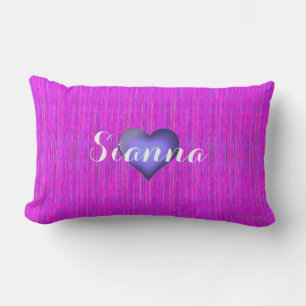 HAMbyWG - Throw Kissen - rosa Violet w Name
