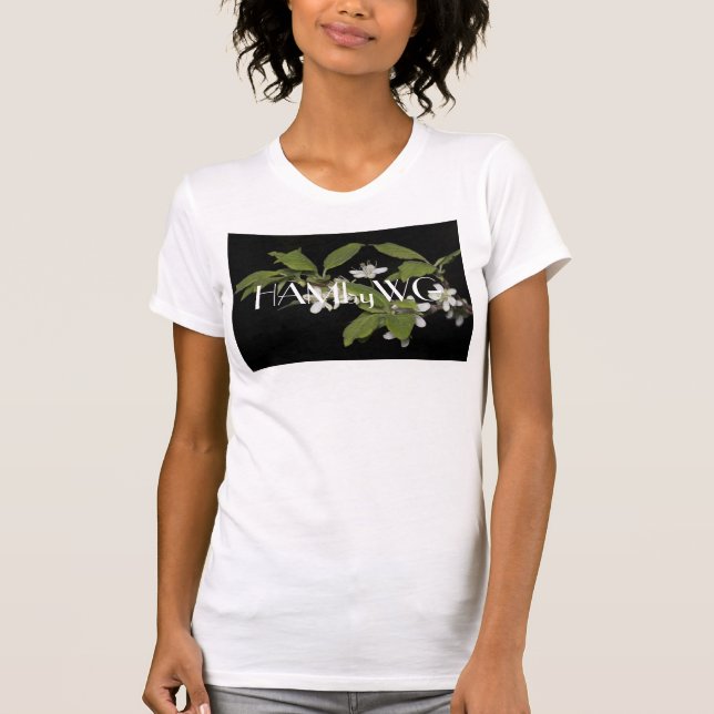 HAMbyWG Tiny White Blume T-Shirt (Vorderseite)
