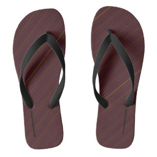 HAMbyWG - Tongs pour hommes mélange bordeaux