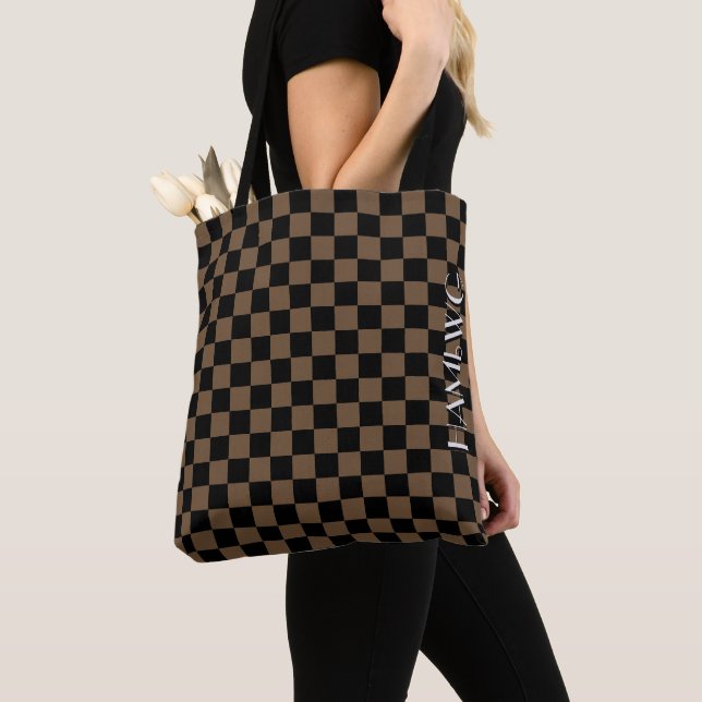 HAMbyWG - Tote Bag - Schachbrett-Design Tasche (Von Nahem)