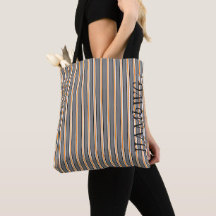 HAMbyWG - Tote-Tasche - Grau & Orange Klassischer  Tasche