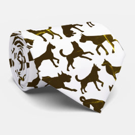 HAMbyWG - Vintage Schauhunde Krawatte