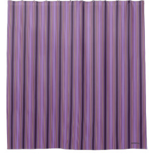 HAMbyWhiteGlove-Duschvorhang - Amethyst Stripe Duschvorhang