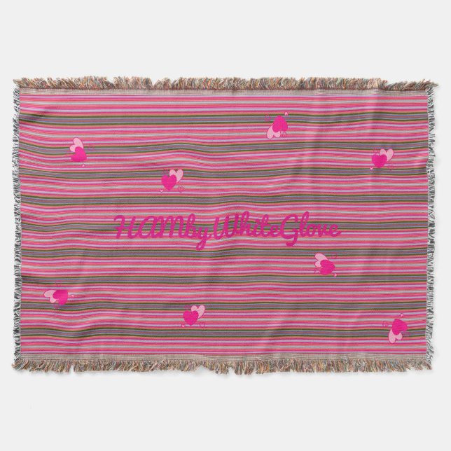 HAMbyWhiteGlove - Krustenblankets - Girly Pink Decke (Vorderseite)