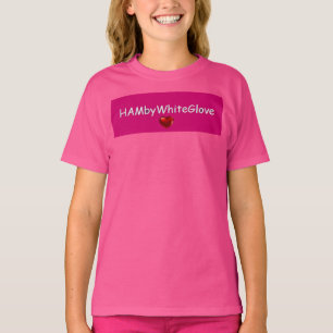 HAMbyWhiteGlove Logo/Herz - 13 Farben - Mädchen T-Shirt