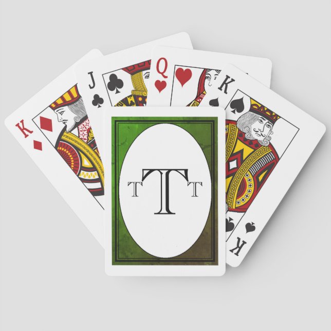 HAMbyWhiteGlove - Spielkarten - Grün (Rückseite)