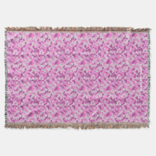 HAMbyWhiteGlove - Throw Blanket - Pink Camouflage Decke