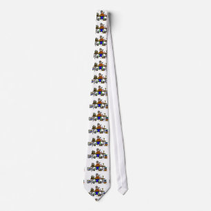 Hamfest Seller Hammer Radio Necktie Krawatte