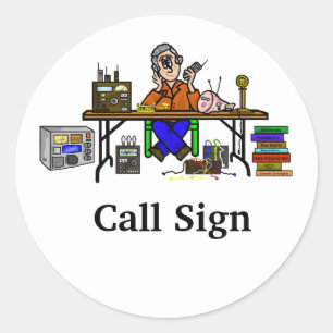 Hamfest Verkäufer Sticker oder Name Tags Anpassen