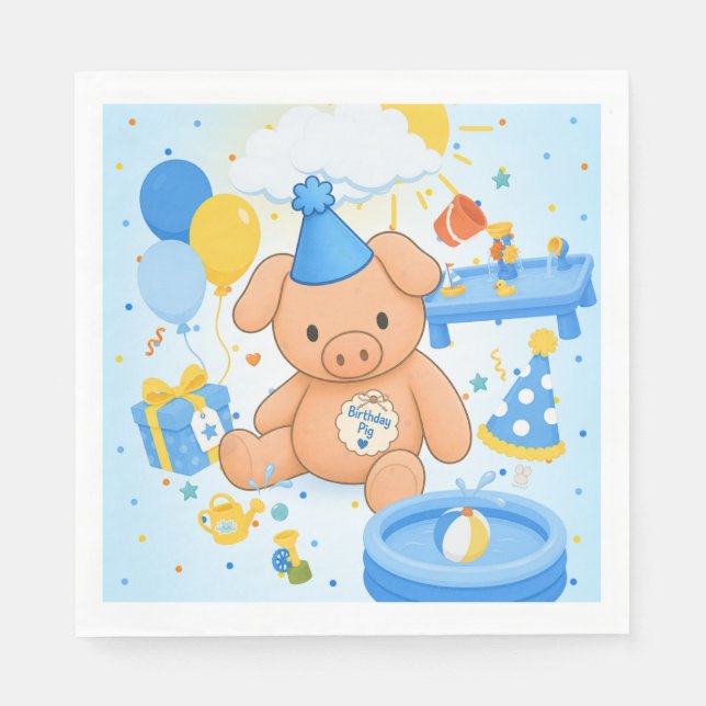 Hamhocks Splashtastic! Märchen-Servietten Serviette (Vorderseite)