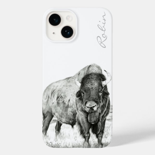 Hamilton ~ American Bison iPhone 14 Fall Case-Mate iPhone 14 Hülle (Rückseite)