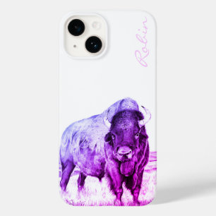 Hamilton ~ American Bison (lila) iPhone 14 Fall Case-Mate iPhone 14 Hülle