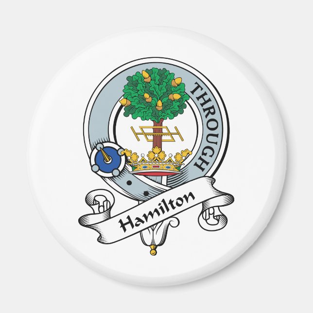 Hamilton Clan Abzeichen Magnet (Vorne)