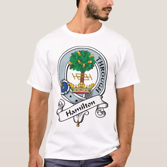 Hamilton-Clan-Abzeichen T-Shirt (Vorderseite)