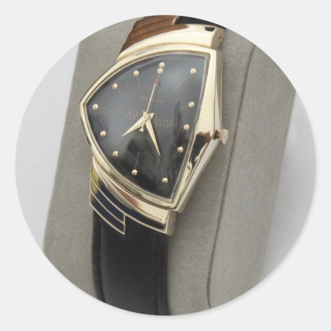 Hamilton Electric Ventura Watch c.1957 Runder Aufkleber (Vorderseite)