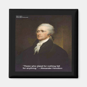 Hamilton "Fall For Any" Quote Magnet