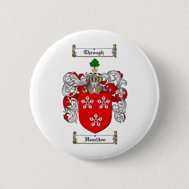 HAMILTON-FAMILIENWAPPEN - HAMILTON-WAPPEN BUTTON (Vorderseite)
