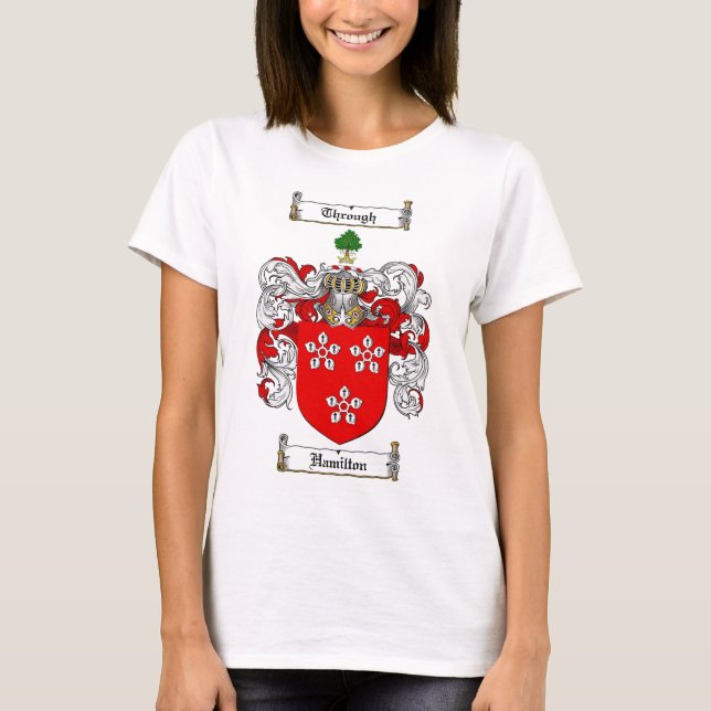 HAMILTON-FAMILIENWAPPEN - HAMILTON-WAPPEN T-Shirt (Vorderseite)
