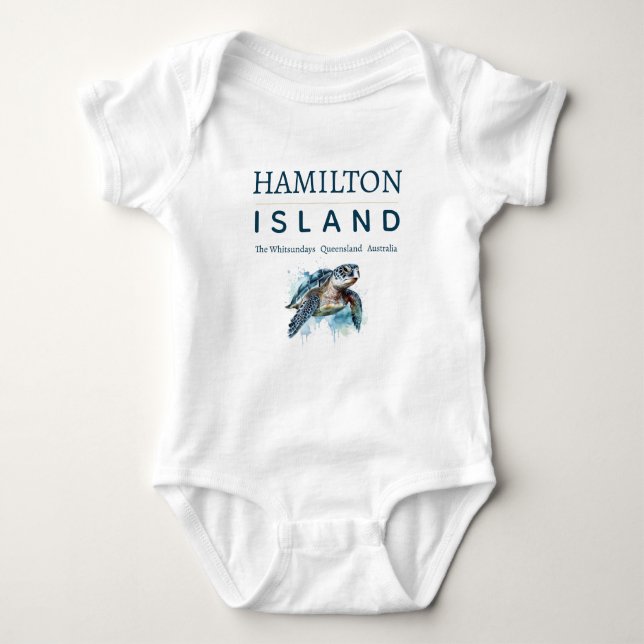 Hamilton Island Baby Strampler (Vorderseite)