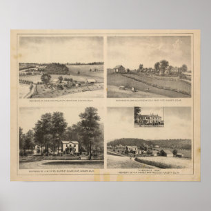 Hamilton, Landes, Yates Residenzen, Hufeisenfarm Poster