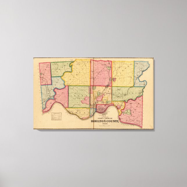Hamilton Landkreis Leinwanddruck (Vorderseite)