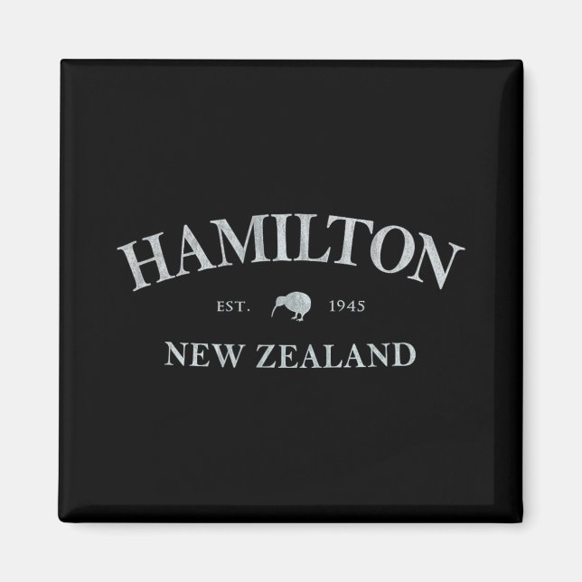 Hamilton New Zealand Hamilton Nz Graphic Print  Magnet (Vorne)