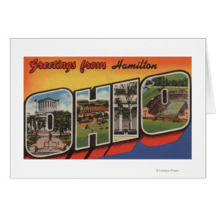 Hamilton, Ohio - große Buchstabe-Szenen