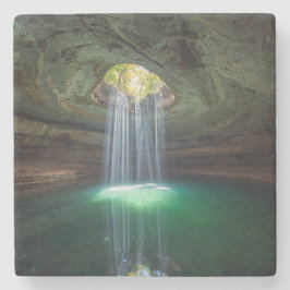 Hamilton Pool Coaster Set - Natural Texas Design Steinuntersetzer