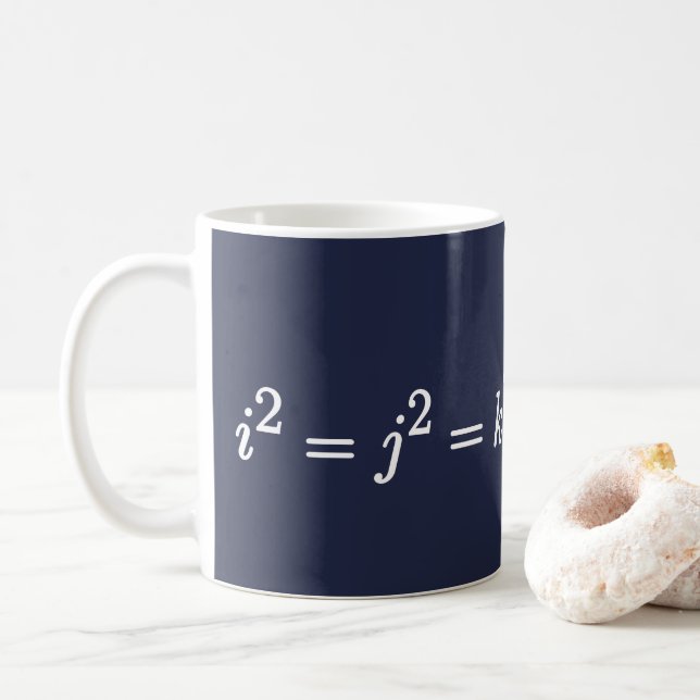 Hamilton Quaternion Science Mathematische Tasse (Mit Donut)