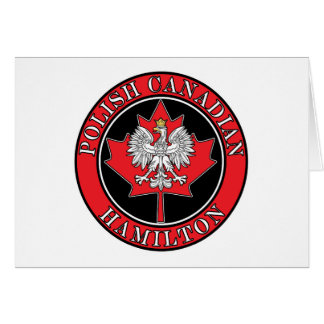 Hamilton Round Polish Canadian Leaf