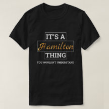 Hamilton Shirt | Es ist ein Hamilton Thing Thirt G